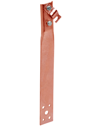 Держатель проводника круглого 6-10мм винтовой прямой h=60мм медь IEK (ZDP86-50-1-16-60) в Королеве Крепеж Pintop.ru