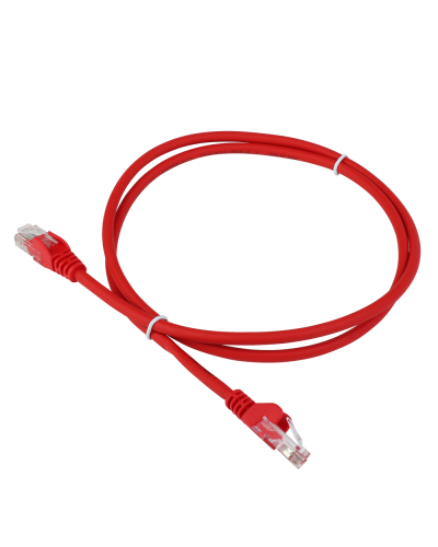 Патч-корд LANMASTER LSZH UTP кат.5e, 0.3 м, красный LANMASTER LAN-PC45/U5E-0.3-RD в Королеве Патчкорды (медные) Pintop.ru