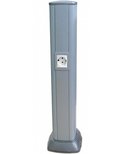 Колонна алюминевая 0,71 м, цвет темно-серебристый металлик DKC 09594 в Королеве Аксессуары для стоек и шкафов Pintop.ru