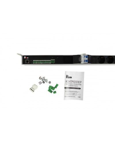 Блок силовых розеток с контроллером REM R-MC1-32-2x2S-2x3C13-2x2C19-A-1420-K в Королеве Блоки розеток Pintop.ru