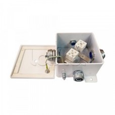 Коробка монтажная огнестойкая Гефест КМ-О (2к)-IP66 четыре ввода 100х100