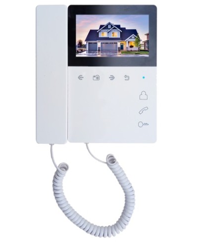 Монитор цветного видеодомофона Tantos Elly-S с трубкой VZ в Королеве Абонентские видеоустройства Pintop.ru