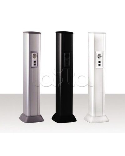 Колонна алюминевая 0,71 м, цвет черный DKC 09593 в Королеве Аксессуары для стоек и шкафов Pintop.ru