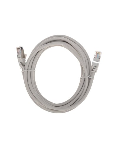 Патч-корд S/FTP, CAT 6A (10G), RJ45-RJ45, 28AWG, LSZH, серый, 3м REXANT 02-0390-3 в Королеве Патчкорды (медные) Pintop.ru