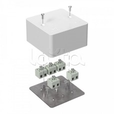 Коробка огнестойкая для кабель-канала 40-0460-FR2.5-10 Е15-Е60 (латунь) 85х85х45 Промрукав (40-0460-FR2.5-10-Е60)