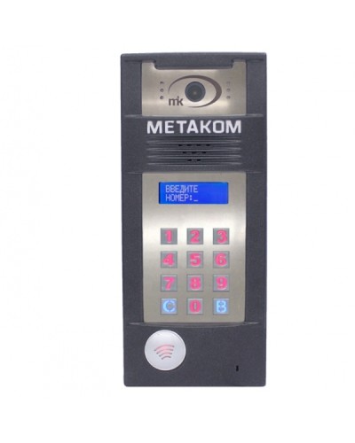 Многоабонентый антивандальный блок вызова со встроенной видеокамерой Метаком MК2018-TMRFGV в Королеве Блоки вызова многоабонентные Pintop.ru