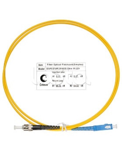 Патч-корд волоконно-оптический SM 9/125 simplex SC-ST LSZH (1 м) Cabeus FOP(s)-9-SC-ST-1m в Королеве Патч-корды оптические Pintop.ru