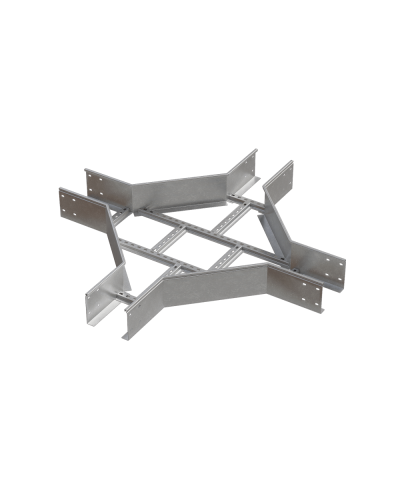 Х-разветвитель лестничный 150х800х2,0 мм HD85 N КМ-профиль (LXD150-800-2.0 HD85 N) в Королеве Аксессуары для лотков Pintop.ru