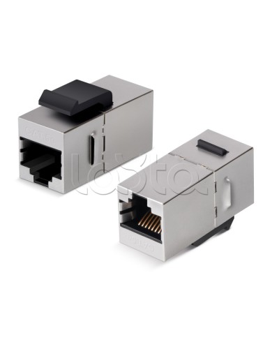 Адаптер проходной Cabeus CA-KJ-8p8c-C5e-SH в Королеве Проходные адаптеры RJ-45 и разветвители Pintop.ru