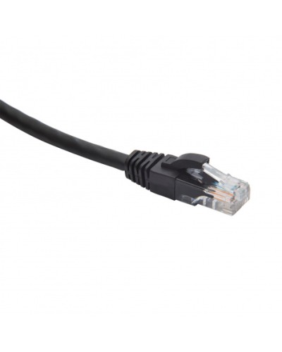 Шнур коммутационный U/UTP категория 5e LSZH нг(А)-HF 15,0 м, черный Datarex DR-181925 в Королеве Патчкорды (медные) Pintop.ru