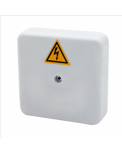 Коробка распределительная огнестойкая КРОПС-П0, IP41, габаритные размеры 75х75х20 мм, для кабелей сечением до 2,5 мм2, 6 клемм КМ-Профиль (FRJB-KM-P0-2.5-06-КРОПС-IP41) в Королеве Распределительные коробки Pintop.ru