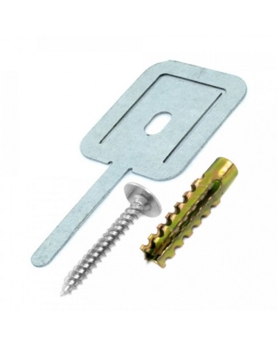 Комплекты для крепления ОКЛ с использованием самореза, дюбеля и хомута FR ПР-40 (100 шт) Промрукав PR08.5201 в Королеве Огнестойкие кабельные линии Pintop.ru